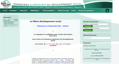 Desktop Screenshot of developpementsocial.fr