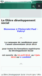 Mobile Screenshot of developpementsocial.fr